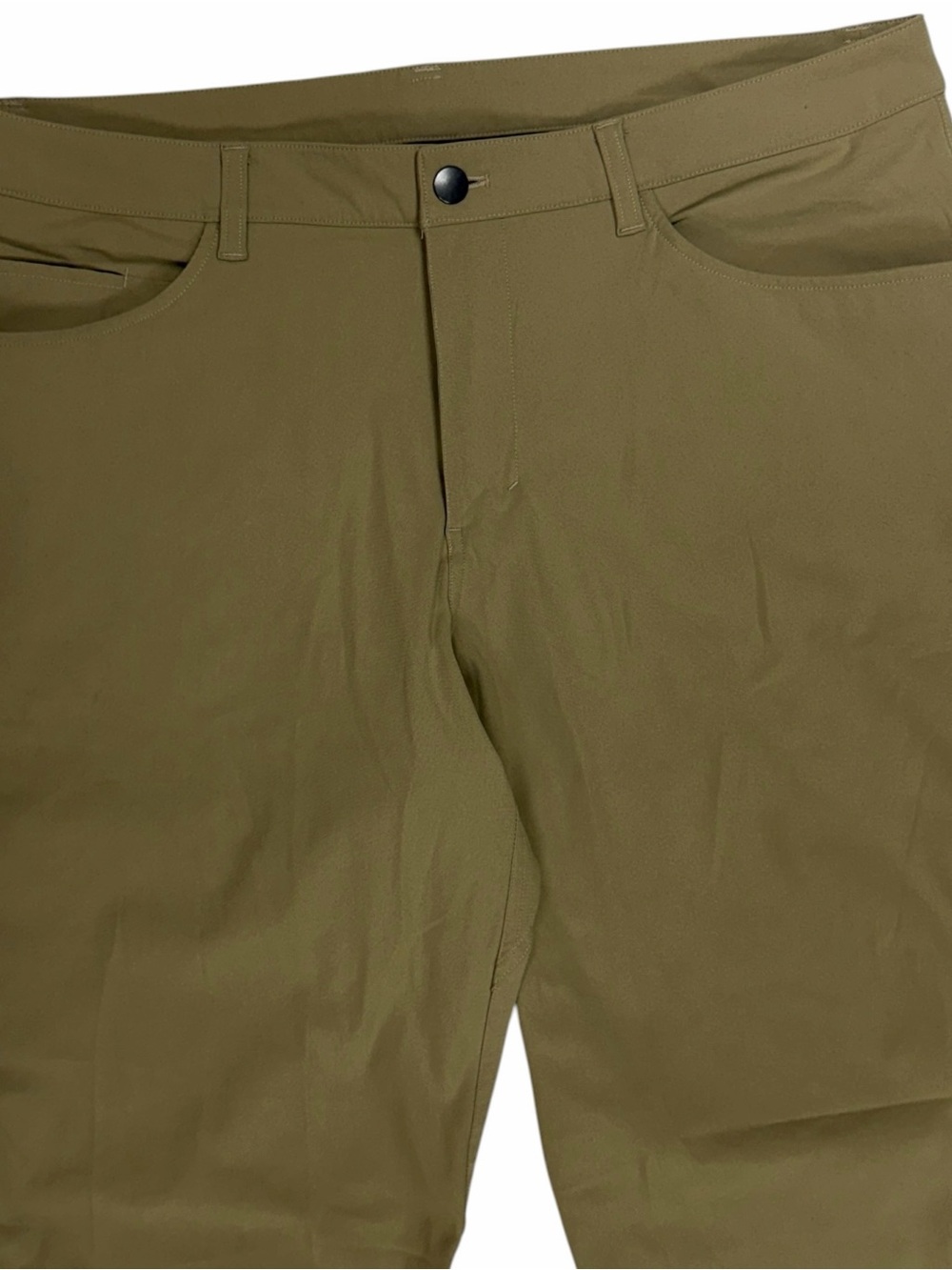 Lululemon Pants Men 36x32 Beige ABC 5 Pocket Classic Golf Casual Chino Warpstrem